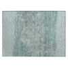 Piper Looms Chantille Stripes ACN2214 Teal Machine Washable Area Rug Scatter Main Image