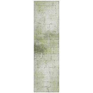 Piper Looms Chantille Geometric ACN2215 Aloe Machine Washable Area Rug Runner Main Image