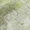 Piper Looms Chantille Geometric ACN2215 Aloe Machine Washable Area Rug Swatch Image
