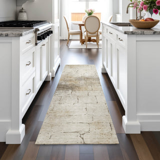 Piper Looms Chantille Geometric ACN2215 Beige Machine Washable Area Rug Runner Lifestyle Image Feature