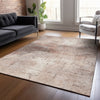 Piper Looms Chantille Geometric ACN2215 Coral Machine Washable Area Rug Lifestyle Image Feature
