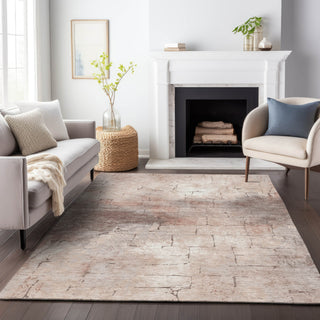 Piper Looms Chantille Geometric ACN2215 Coral Machine Washable Area Rug Lifestyle Image Feature