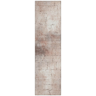 Piper Looms Chantille Geometric ACN2215 Coral Machine Washable Area Rug Runner Main Image