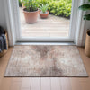 Piper Looms Chantille Geometric ACN2215 Coral Machine Washable Area Rug Scatter Lifestyle Image Feature