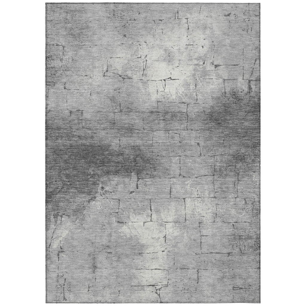 Piper Looms Chantille Geometric ACN2215 Gray Machine Washable Area Rug main image