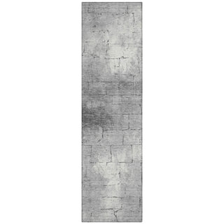 Piper Looms Chantille Geometric ACN2215 Gray Machine Washable Area Rug Runner Main Image