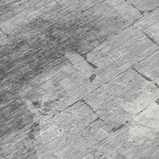 Piper Looms Chantille Geometric ACN2215 Gray Machine Washable Area Rug Swatch Image