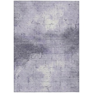Piper Looms Chantille Geometric ACN2215 Lavender Machine Washable Area Rug main image