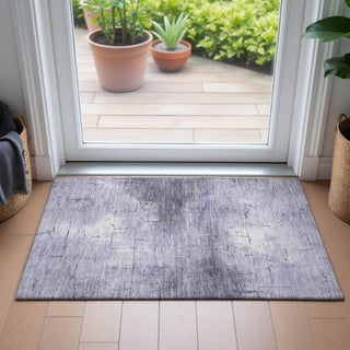 Piper Looms Chantille Geometric ACN2215 Lavender Machine Washable Area Rug Scatter Lifestyle Image Feature