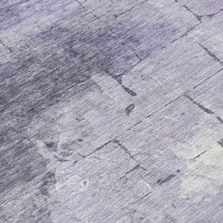 Piper Looms Chantille Geometric ACN2215 Lavender Machine Washable Area Rug Swatch Image
