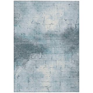 Piper Looms Chantille Geometric ACN2215 Sky Machine Washable Area Rug main image