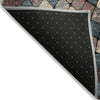 Piper Looms Chantille Geometric ACN2216 Copper Machine Washable Area Rug Backing Image