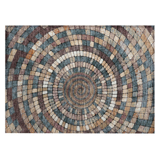 Piper Looms Chantille Geometric ACN2216 Copper Machine Washable Area Rug Scatter Main Image