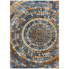 Piper Looms Chantille Geometric ACN2216 Denim Machine Washable Area Rug main image