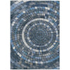 Piper Looms Chantille Geometric ACN2216 Navy Machine Washable Area Rug main image