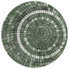 Piper Looms Chantille Geometric ACN2216 Sage Machine Washable Area Rug Round Main Image