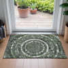 Piper Looms Chantille Geometric ACN2216 Sage Machine Washable Area Rug Scatter Lifestyle Image Feature