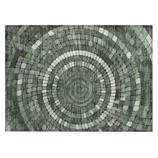 Piper Looms Chantille Geometric ACN2216 Sage Machine Washable Area Rug Scatter Main Image