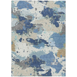Piper Looms Chantille Modern ACN2217 Denim Machine Washable Area Rug main image