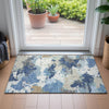 Piper Looms Chantille Modern ACN2217 Denim Machine Washable Area Rug Scatter Lifestyle Image Feature