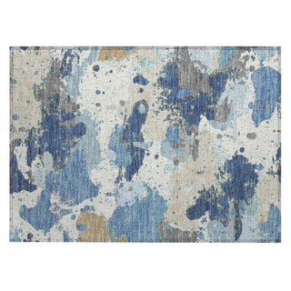 Piper Looms Chantille Modern ACN2217 Denim Machine Washable Area Rug Scatter Main Image