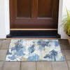 Piper Looms Chantille Modern ACN2217 Denim Machine Washable Area Rug Scatter Outdoor Lifestyle Image Feature