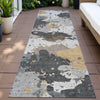 Piper Looms Chantille Modern ACN2217 Gray Machine Washable Area Rug Runner Outdoor Lifestyle Image Feature