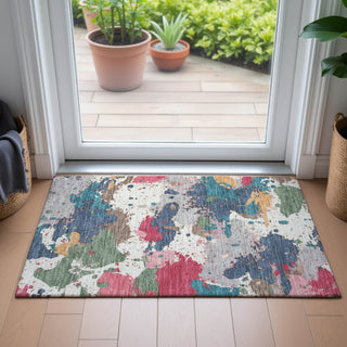 Piper Looms Chantille Modern ACN2217 Ivory Machine Washable Area Rug Scatter Lifestyle Image Feature