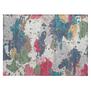 Piper Looms Chantille Modern ACN2217 Ivory Machine Washable Area Rug Scatter Main Image