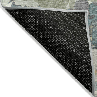 Piper Looms Chantille Modern ACN2217 Seafoam Machine Washable Area Rug Backing Image
