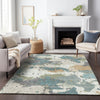 Piper Looms Chantille Modern ACN2217 Seafoam Machine Washable Area Rug Lifestyle Image Feature