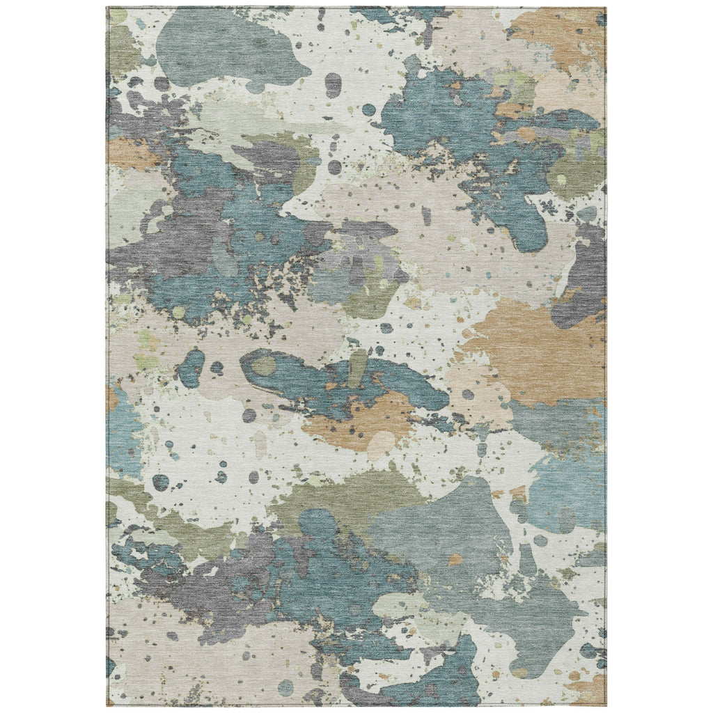 Piper Looms Chantille Modern ACN2217 Seafoam Machine Washable Area Rug main image