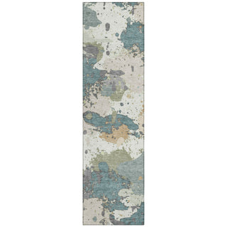 Piper Looms Chantille Modern ACN2217 Seafoam Machine Washable Area Rug Runner Main Image