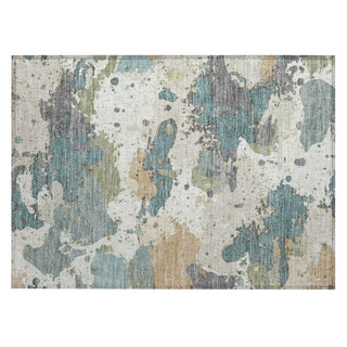 Piper Looms Chantille Modern ACN2217 Seafoam Machine Washable Area Rug Scatter Main Image