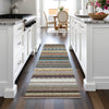 Piper Looms Chantille Stripes ACN2218 Brown Machine Washable Area Rug Runner Lifestyle Image Feature
