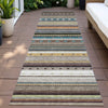 Piper Looms Chantille Stripes ACN2218 Brown Machine Washable Area Rug Runner Outdoor Lifestyle Image Feature