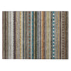 Piper Looms Chantille Stripes ACN2218 Brown Machine Washable Area Rug Scatter Main Image