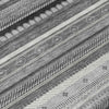 Piper Looms Chantille Stripes ACN2218 Gray Machine Washable Area Rug Swatch Image