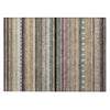 Piper Looms Chantille Stripes ACN2218 Khaki Machine Washable Area Rug Scatter Main Image