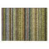 Piper Looms Chantille Stripes ACN2218 Olive Machine Washable Area Rug Scatter Main Image