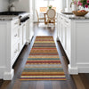 Piper Looms Chantille Stripes ACN2218 Paprika Machine Washable Area Rug Runner Lifestyle Image Feature