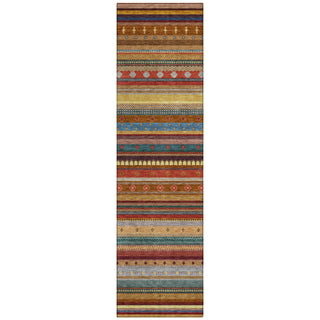 Piper Looms Chantille Stripes ACN2218 Paprika Machine Washable Area Rug Runner Main Image
