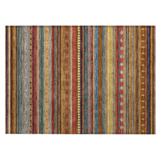 Piper Looms Chantille Stripes ACN2218 Paprika Machine Washable Area Rug Scatter Main Image
