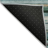 Piper Looms Chantille Stripes ACN2218 Teal Machine Washable Area Rug Backing Image