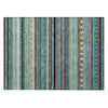 Piper Looms Chantille Stripes ACN2218 Teal Machine Washable Area Rug Scatter Main Image