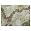 Piper Looms Chantille Abstract ACN2219 Aloe Machine Washable Area Rug Scatter Main Image