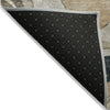 Piper Looms Chantille Abstract ACN2219 Putty Machine Washable Area Rug Backing Image