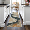 Piper Looms Chantille Abstract ACN2219 Putty Machine Washable Area Rug Runner Lifestyle Image Feature