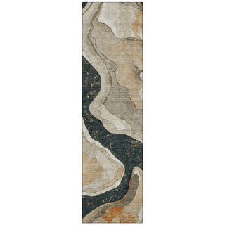 Piper Looms Chantille Abstract ACN2219 Putty Machine Washable Area Rug Runner Main Image