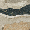 Piper Looms Chantille Abstract ACN2219 Putty Machine Washable Area Rug Swatch Image